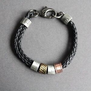 Mens Leather Bracelet